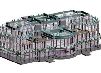 3D-модель строительного проекта